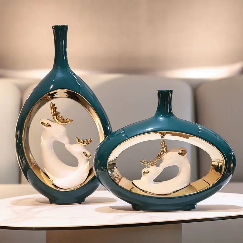 Lighting Decoration Stand - Creative Home Decorative Figurines Modern Light