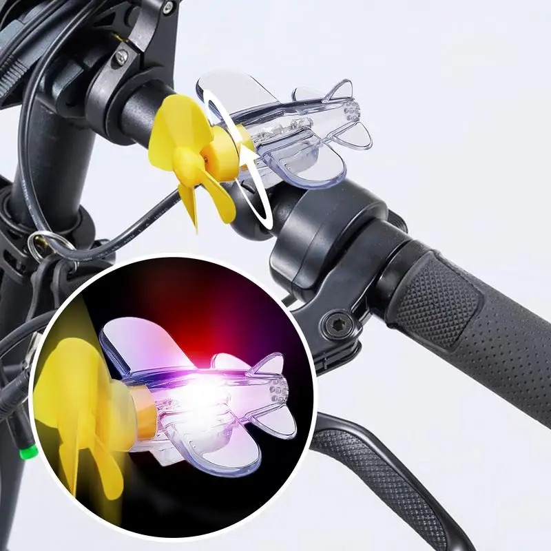 Lighting Decoration Ideas - Rotating Airplane, Motorcycle Handle Decoration, Wind