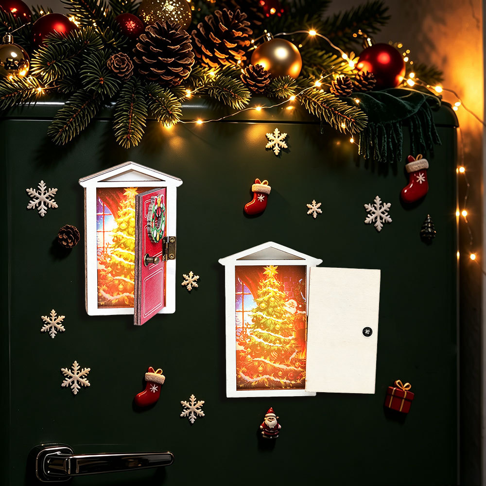Santa'S Elves Holiday Lighting & Decor Llc - Christmas Light Up Elf Wooden Glowing