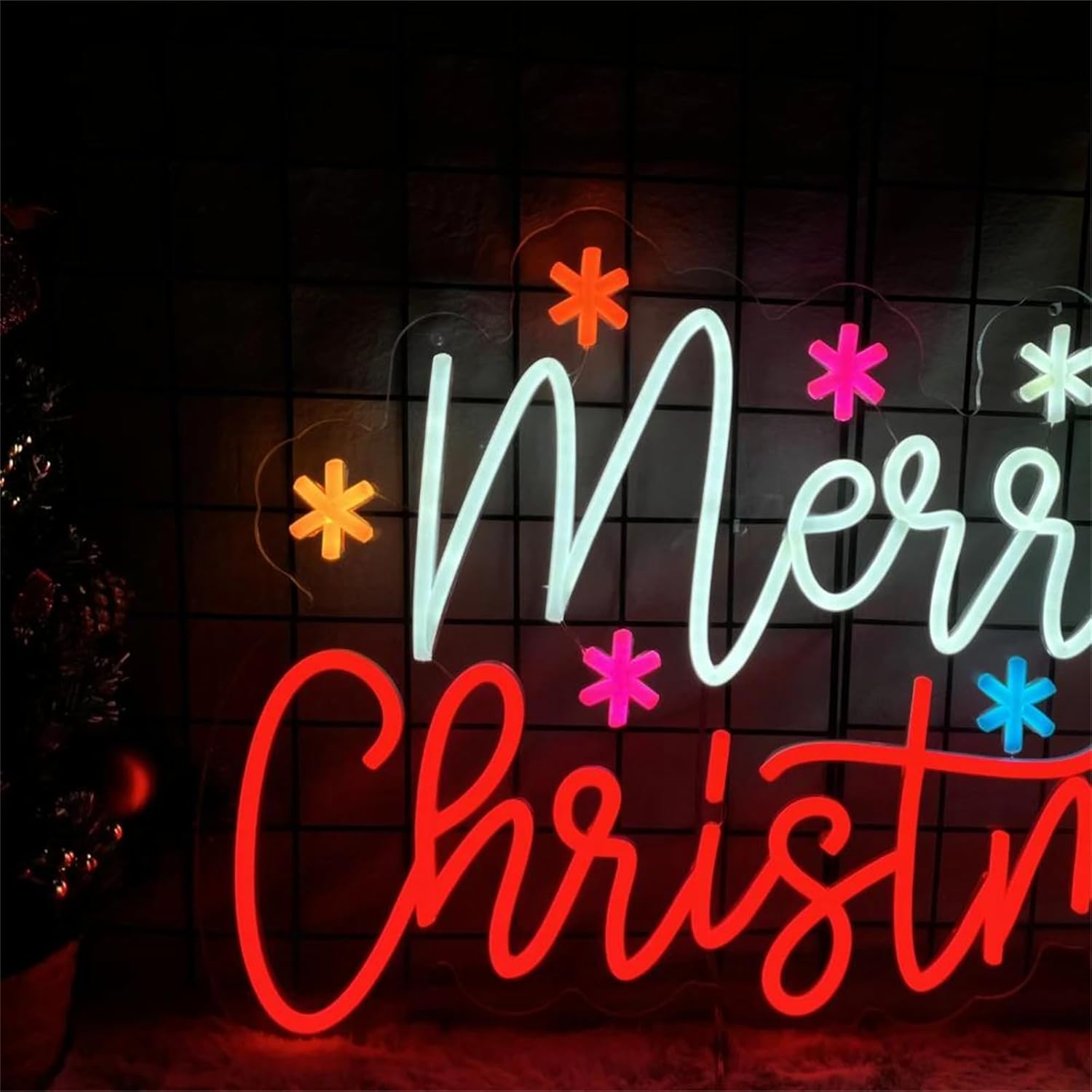 Merry Christmas Neon Sign with - огляд і ціна Lighting Decoration Ideas For Home