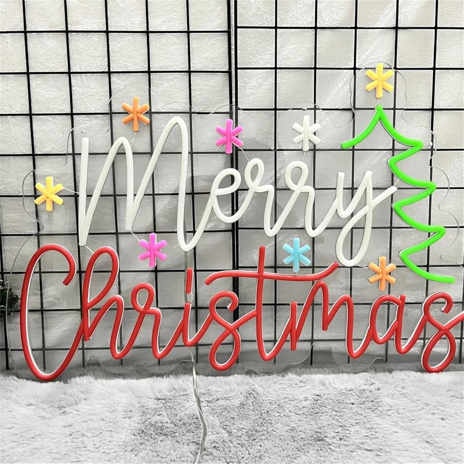 Merry Christmas Neon Sign with - огляд і ціна Lighting Decoration Ideas For Home