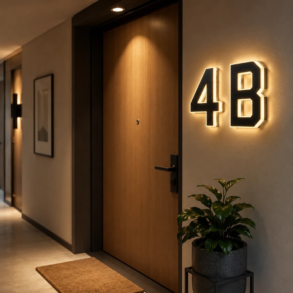 Solar LED House Number Sign Wa - огляд і ціна Decor Lighting Address