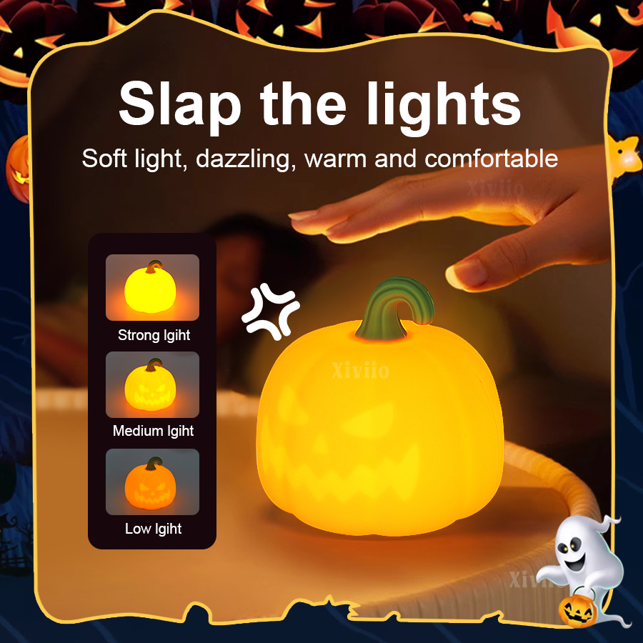 Halloween Pumpkin Lamp Super S - огляд і ціна Lighting Decoration Ideas