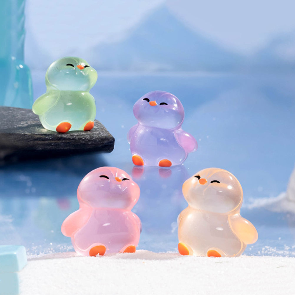 18Pcs Glowing Resin Penguins:  - огляд і ціна Lighting Decoration Ideas For Home