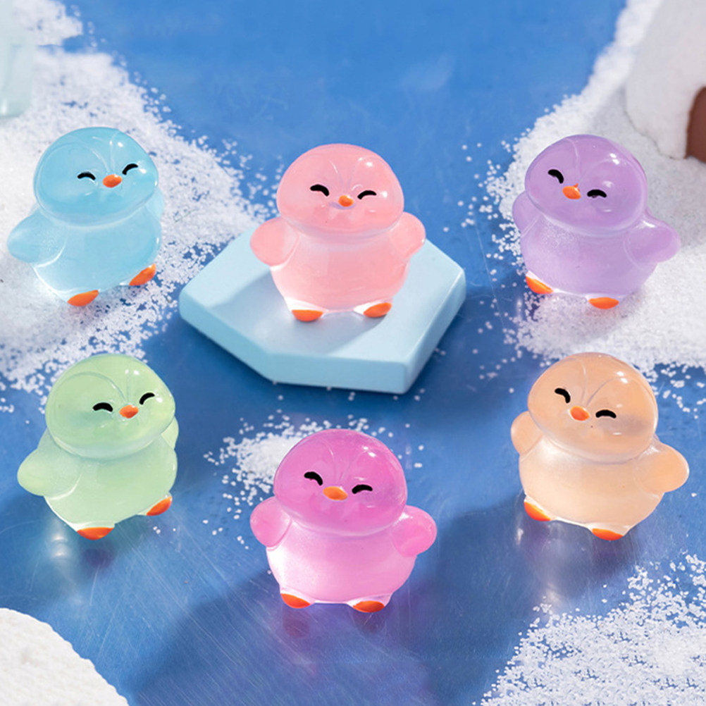 18Pcs Glowing Resin Penguins:  - огляд і ціна Lighting Decoration Ideas For Home