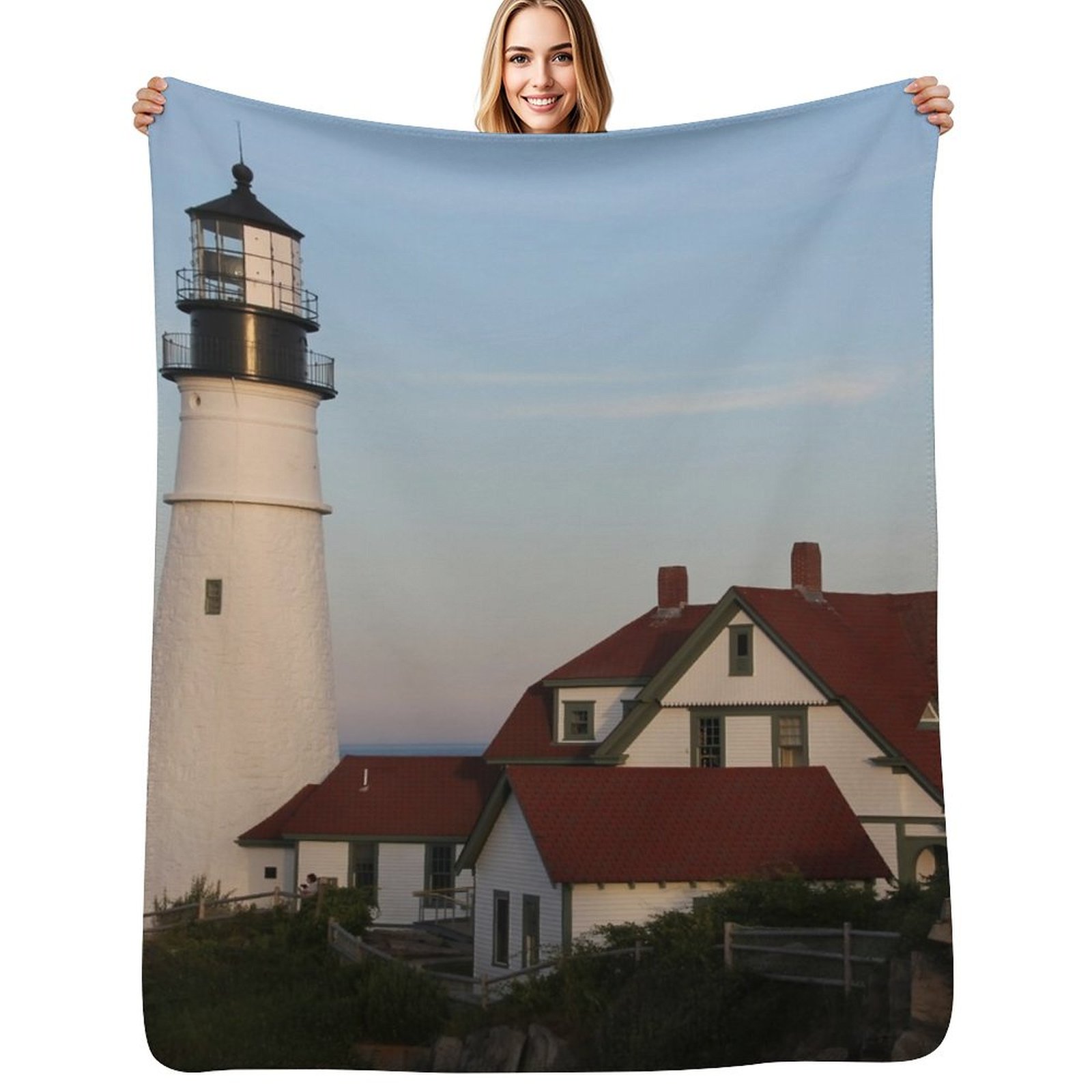 Portland Head Light Throw Blan - огляд і ціна Lighting Decoration Ideas For Home