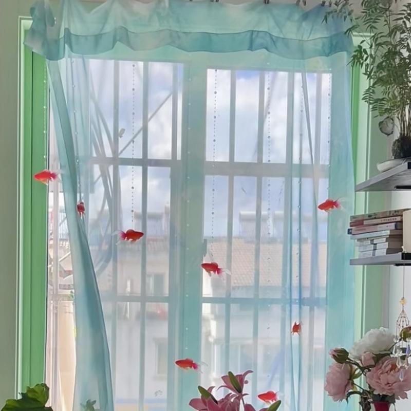 Light Blue Solid Sheer Voile W - огляд і ціна Lighting Decoration Ideas