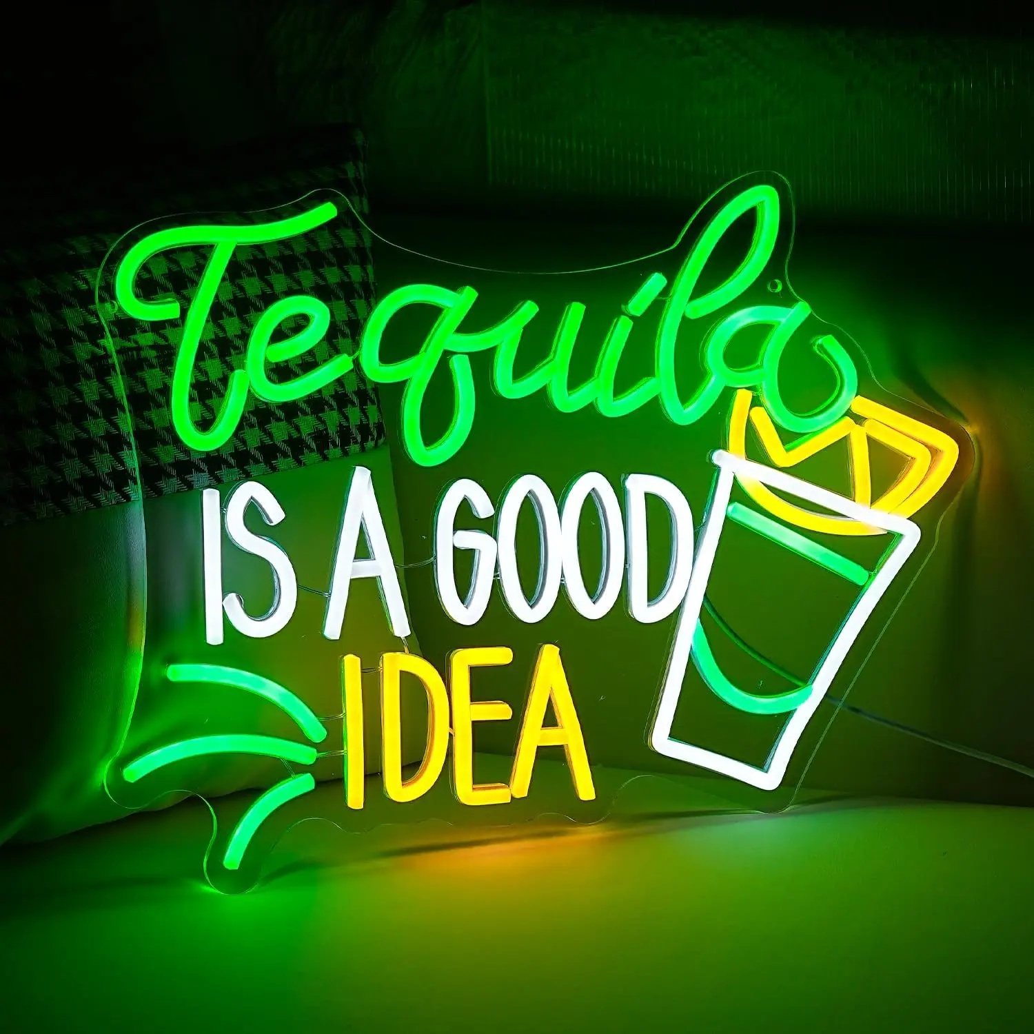 Tequila Is A Good Idea Neon Si - огляд і ціна Lighting Decoration Ideas For Home