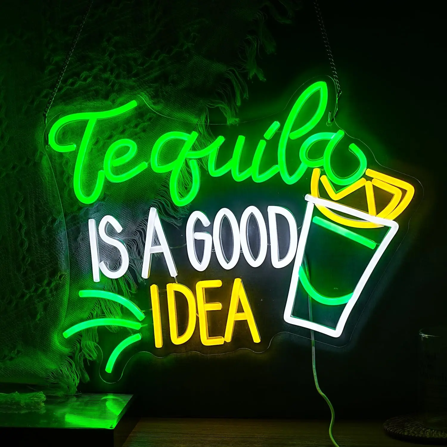 Tequila Is A Good Idea Neon Si - огляд і ціна Lighting Decoration Ideas For Home