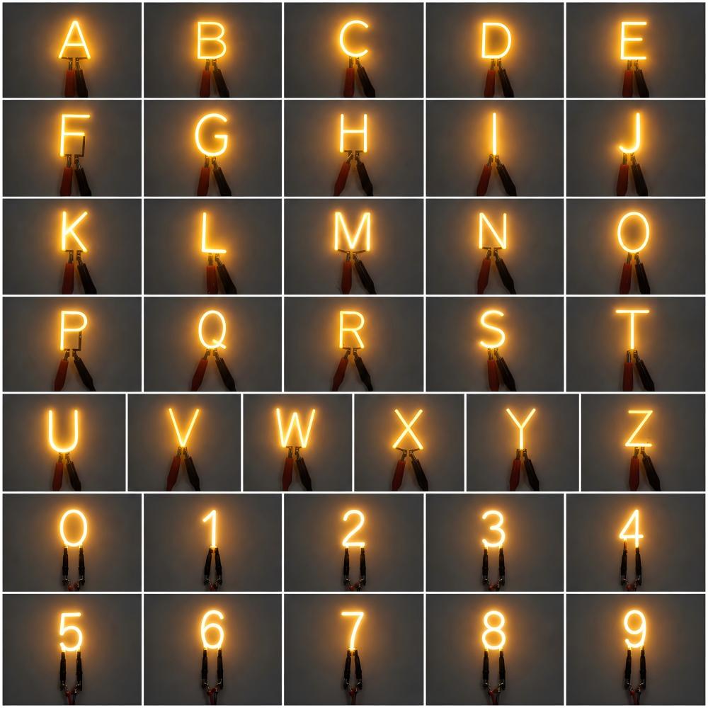 0-9 A-Z DIY Creativity Filamen - огляд і ціна Lighting Decor Photos