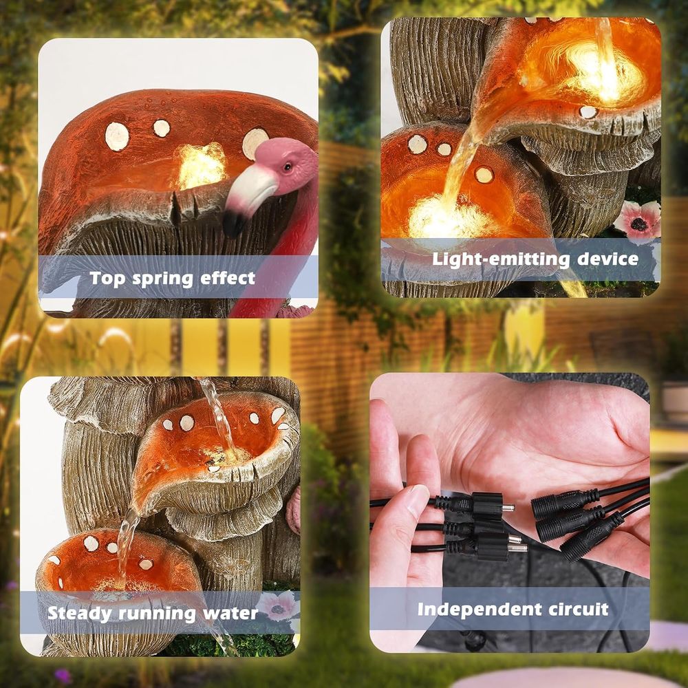 5 Tier Garden Waterfalls with  - огляд і ціна Lighting Decoration Stand