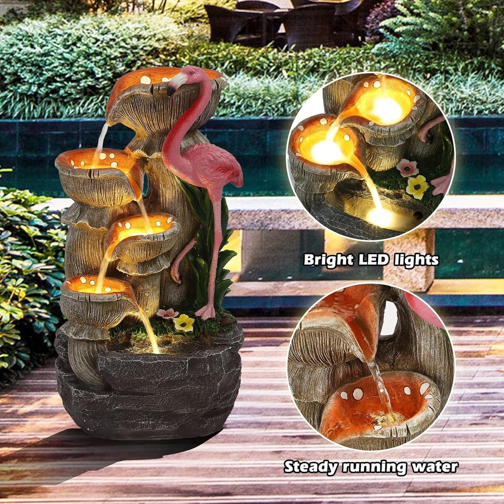 5 Tier Garden Waterfalls with  - огляд і ціна Lighting Decoration Stand