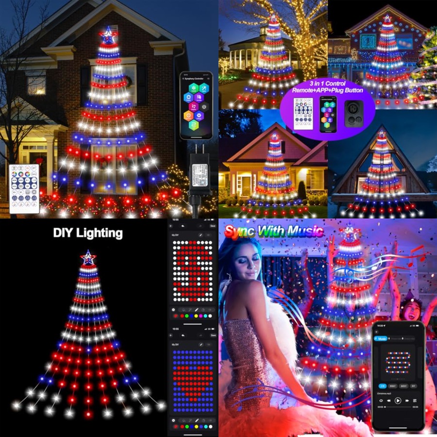 Smart 4th of July Decorations  - огляд і ціна Lighting Tree Decor