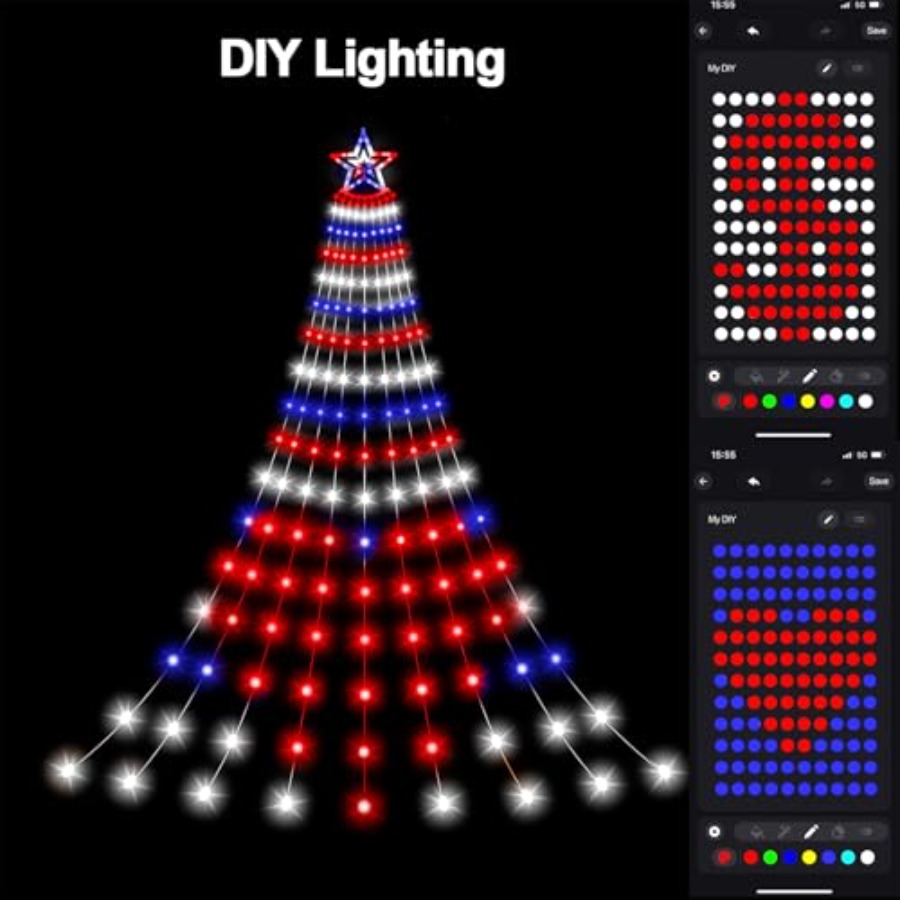 Smart 4th of July Decorations  - огляд і ціна Lighting Tree Decor