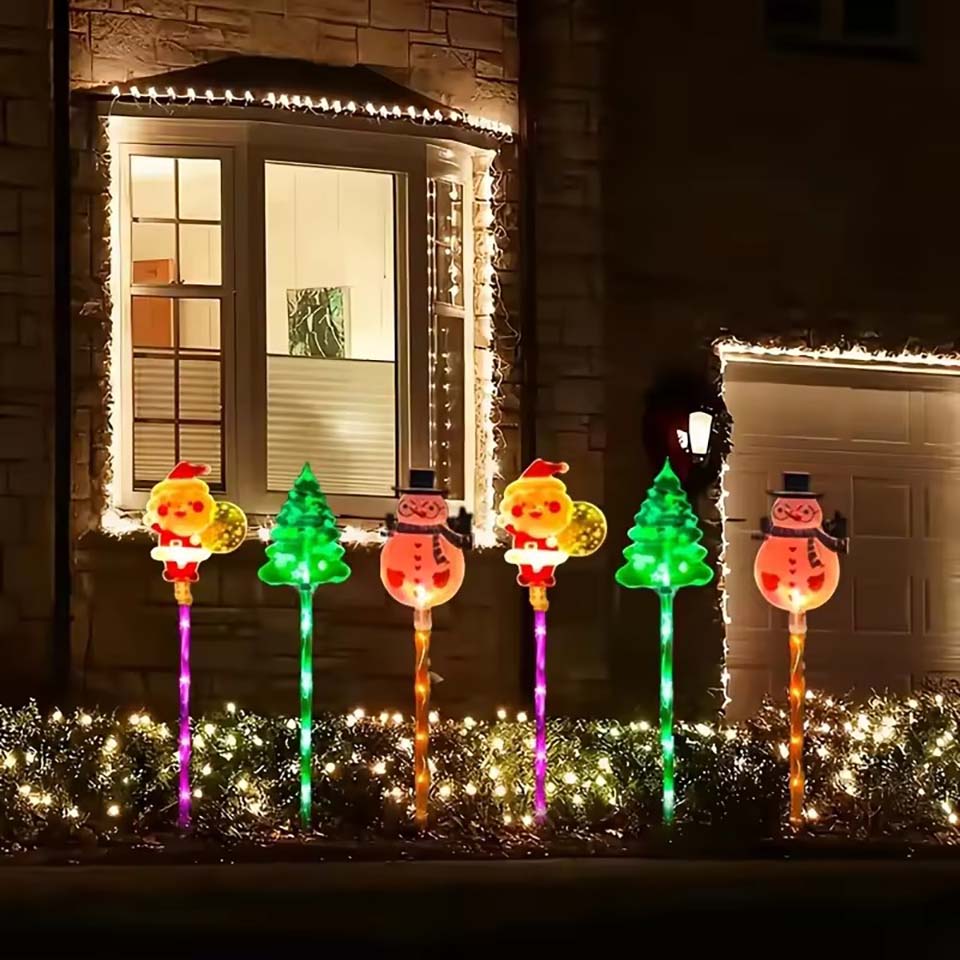 1Set of Solar Santa Claus&Chri - огляд і ціна Lighting Tree Decor
