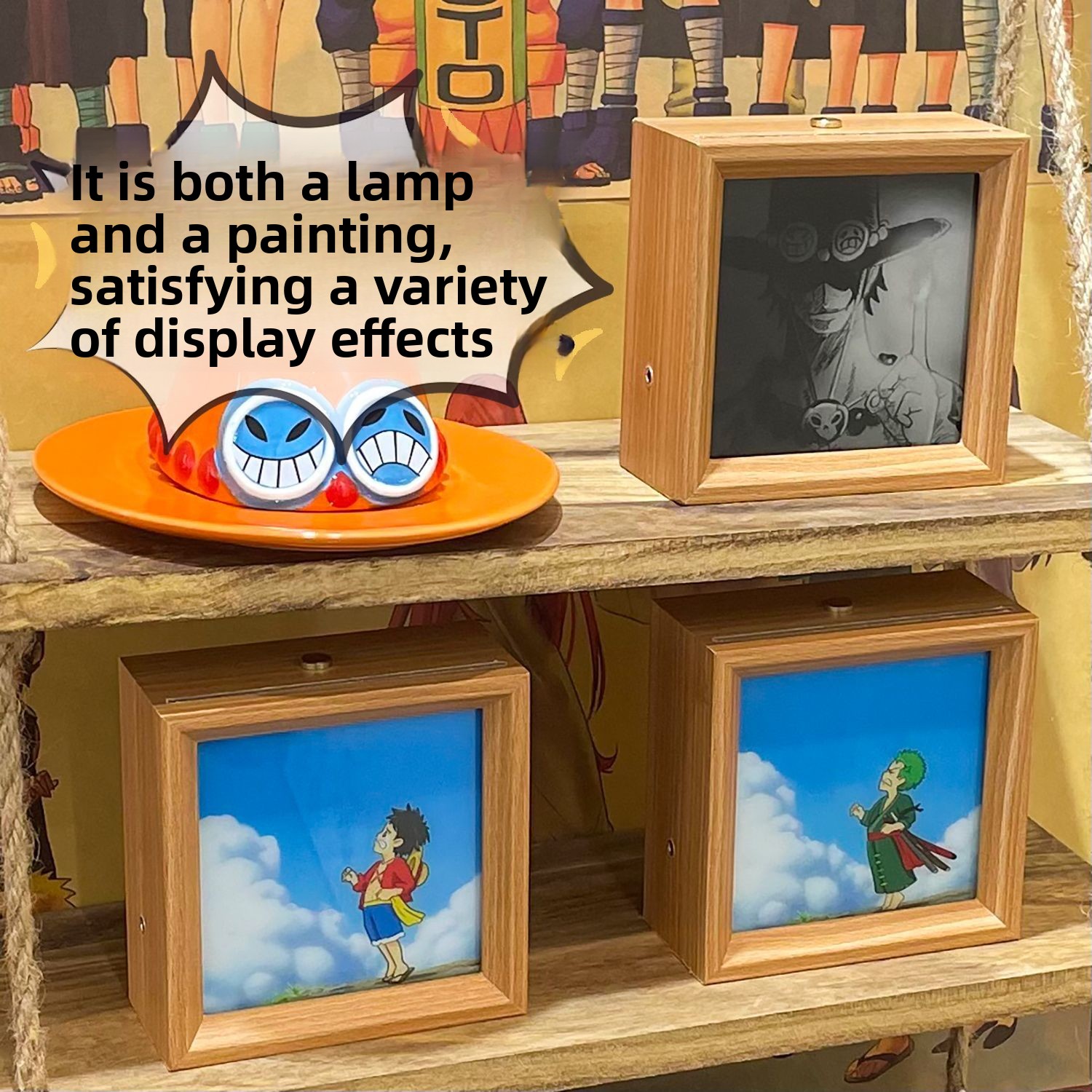One Piece cartoon poster light - огляд і ціна Lighting Decor Photos