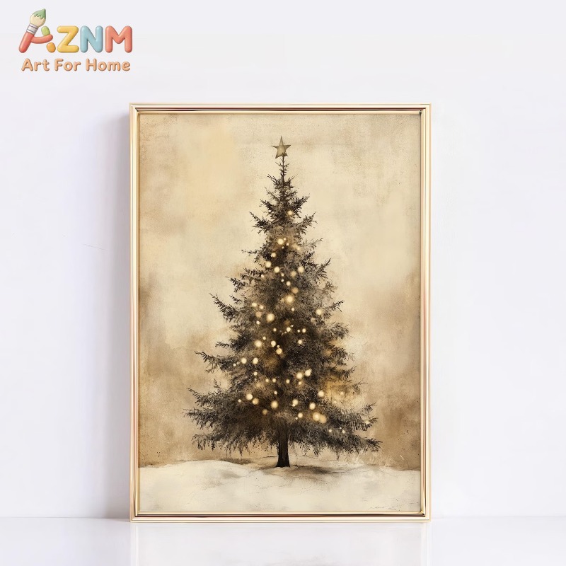 Aged Vintage Christmas Tree St - огляд і ціна Lighting Tree Decor