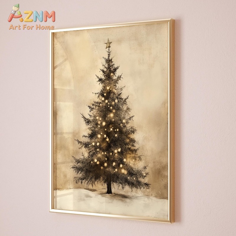 Aged Vintage Christmas Tree St - огляд і ціна Lighting Tree Decor