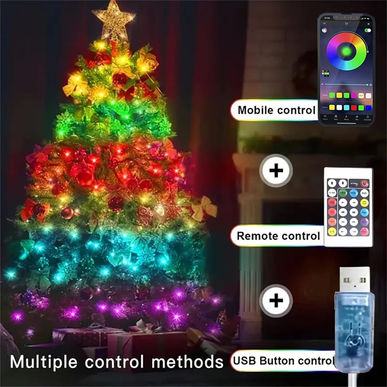 Bluetooth LED String Lights US - огляд і ціна Decor Lighting Address