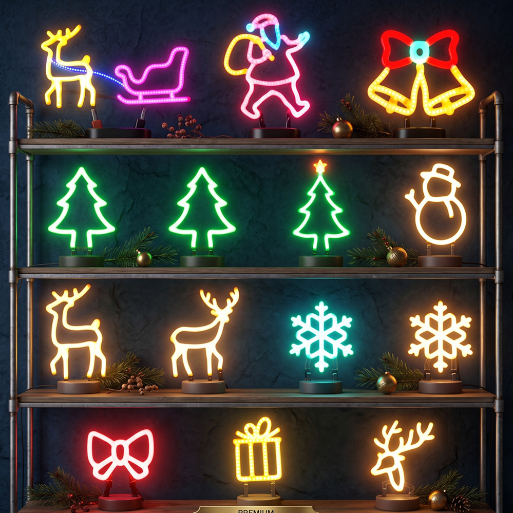 Christmas Decoration LED Neon  - огляд і ціна Lighting Tree Decor