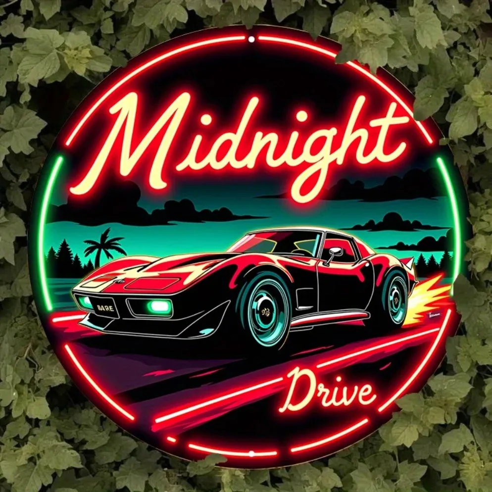 Vintage Neon Car Sign Midnight - огляд і ціна Lighting Decoration Ideas