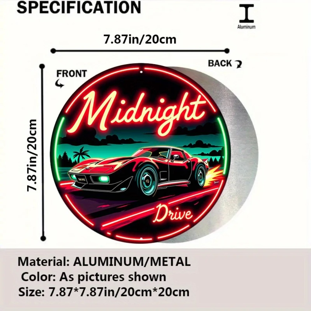 Vintage Neon Car Sign Midnight - огляд і ціна Lighting Decoration Ideas