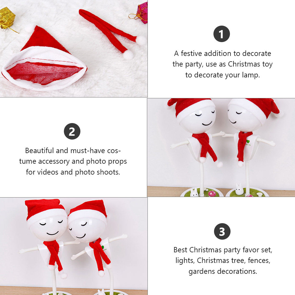 1Set Christmas Hat and Scarf S - огляд і ціна Lighting Tree Decor