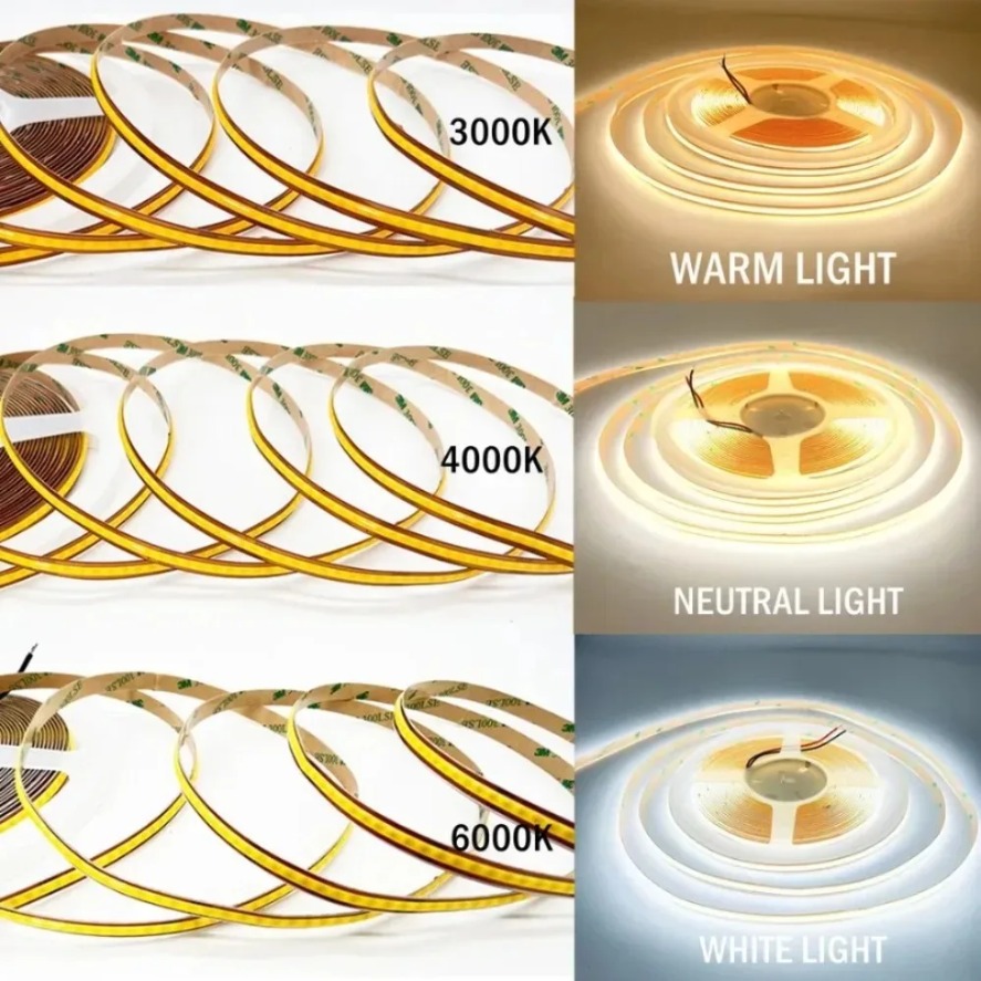0.5-10M High Density 8MM COB L - огляд і ціна Decor Lighting Hours