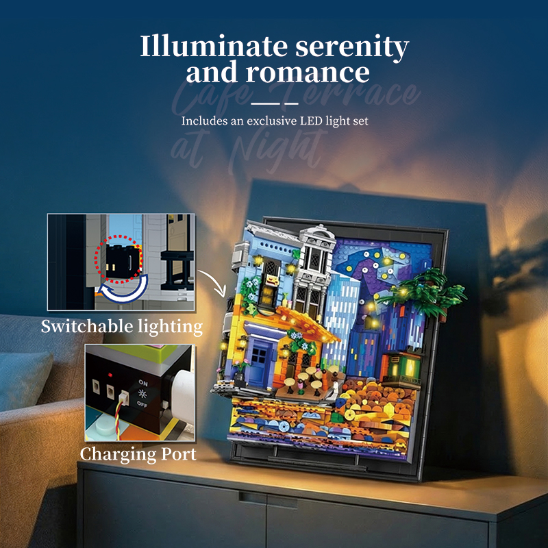 2678PCS Night Sky Cafe Picture - огляд і ціна Lighting Decoration Ideas For Home