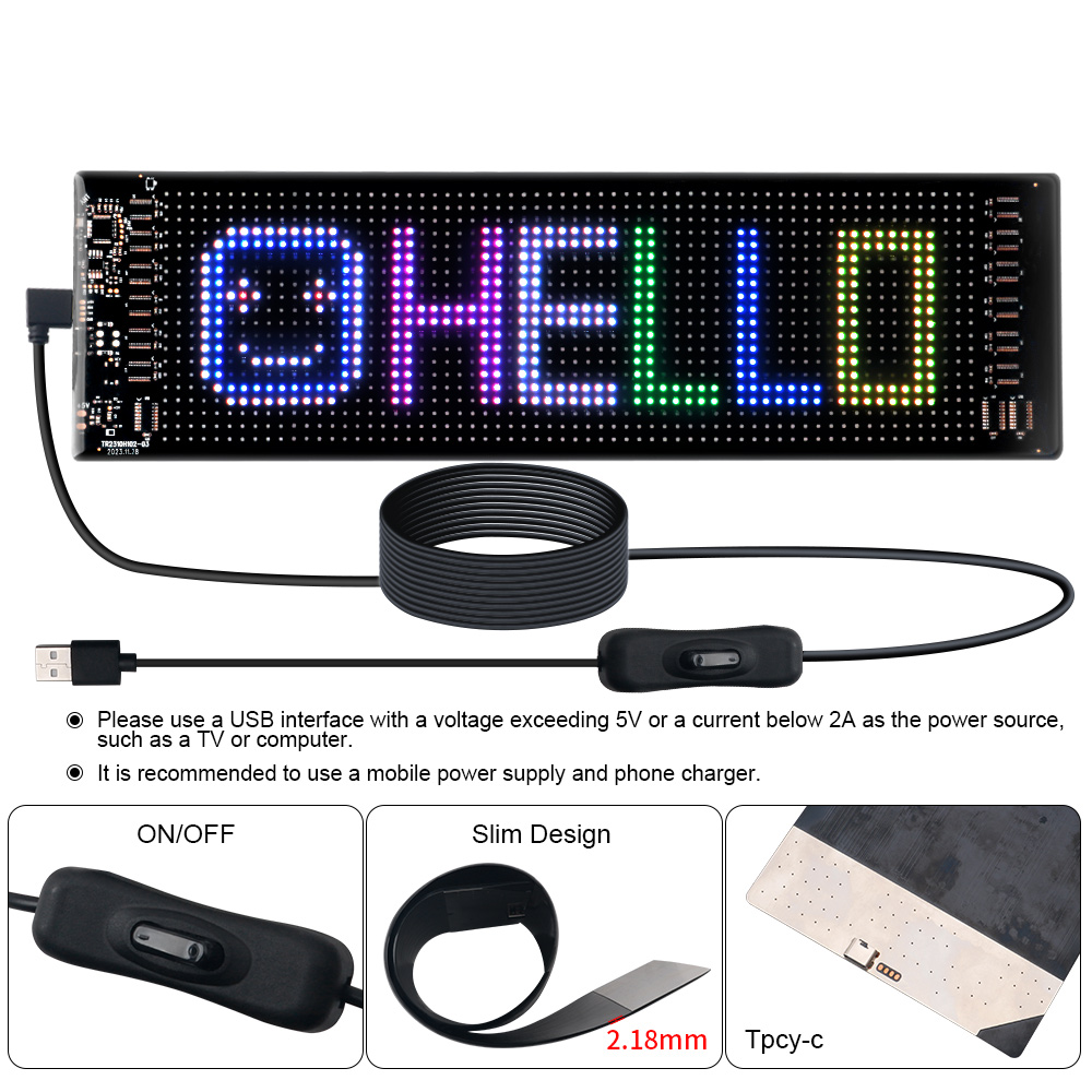 LED Matrix Pixel Panel Scrolli - огляд і ціна Lighting Decoration Ideas