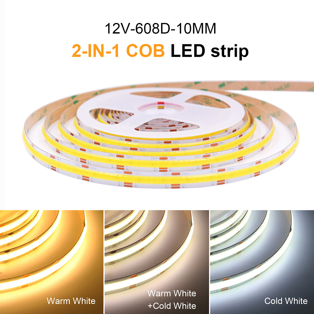 12V 24V COB CCT Led Strip Ligh - огляд і ціна Decor Lighting Hours