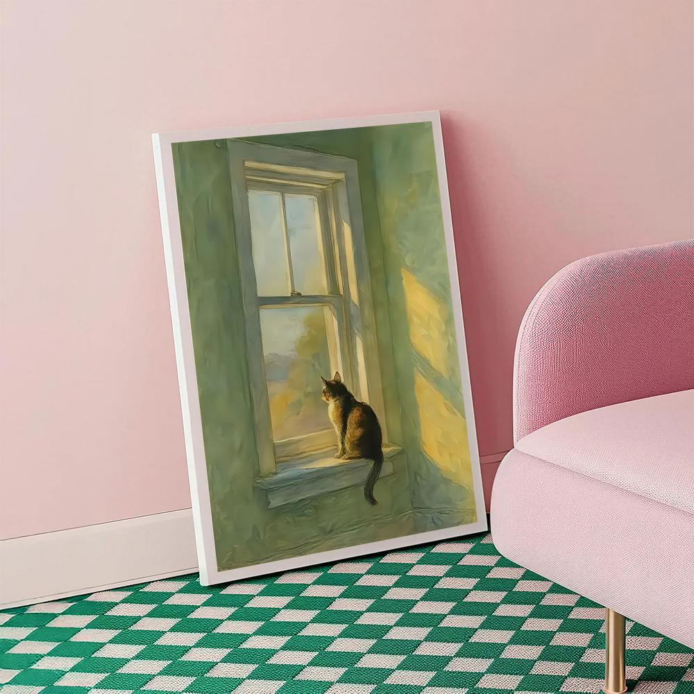 Golden Hour Window Cat HD Wall - огляд і ціна Decor Lighting Hours