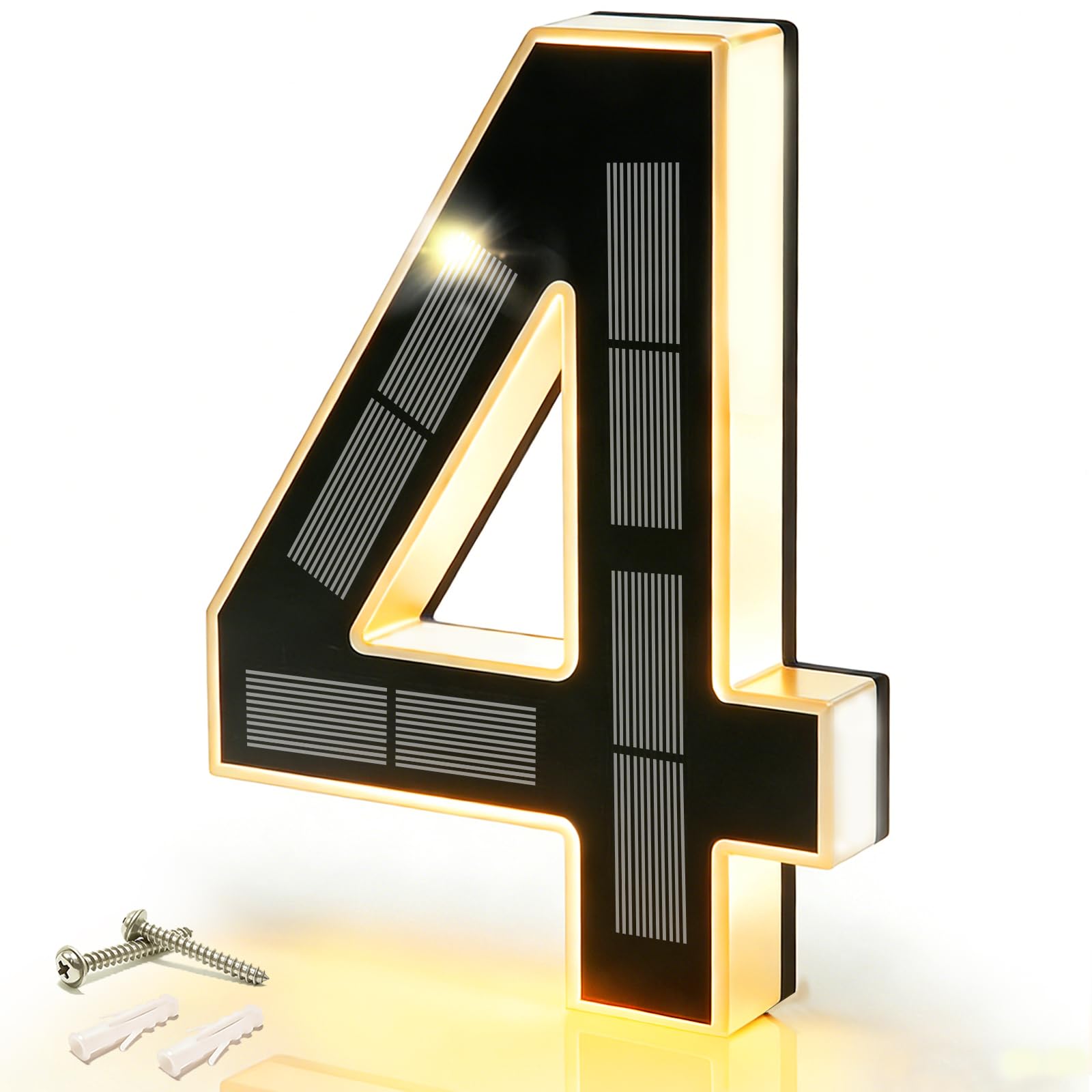 Modern Solar LED Address Sign  - огляд і ціна Decor Lighting Address